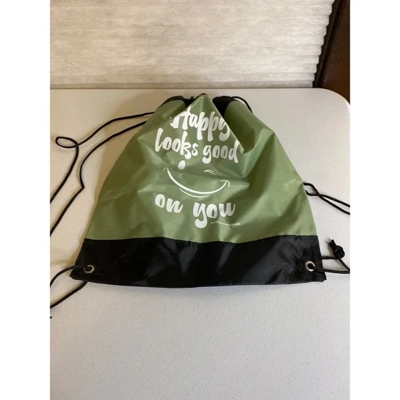 Happy‎ Face Drawstring Backpack - Picture 3 of 3
